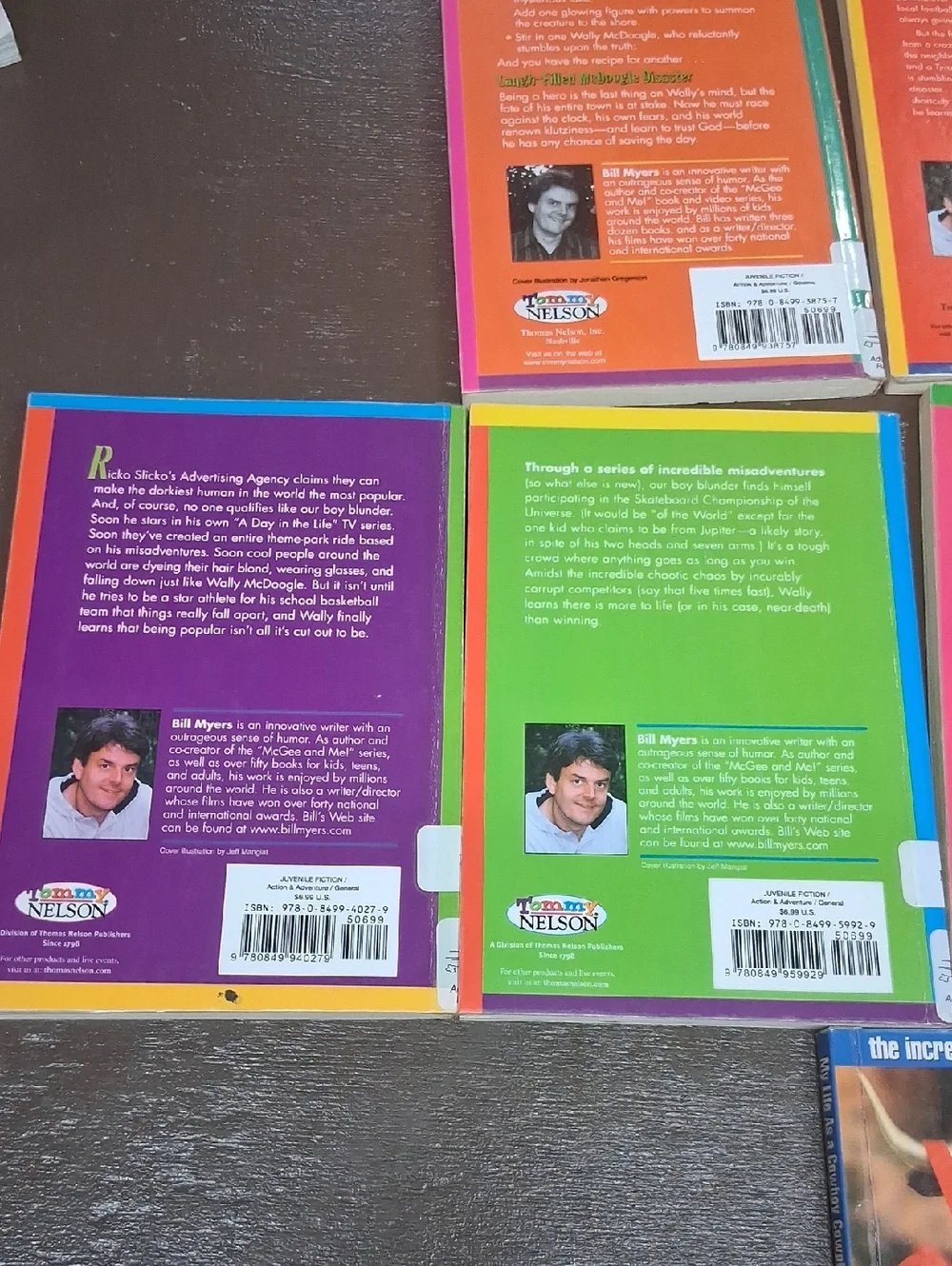 The Incredible Worlds of Wally McDoogle children's series by‎ author Bill Myers